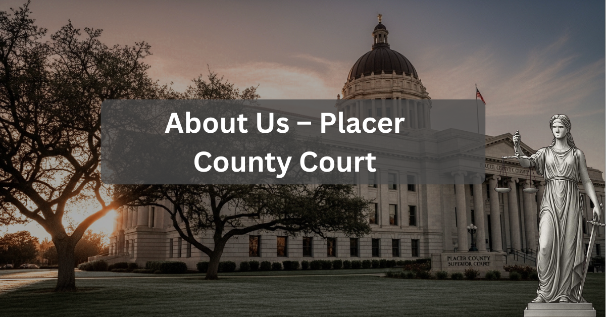 About Us – Placer County Court