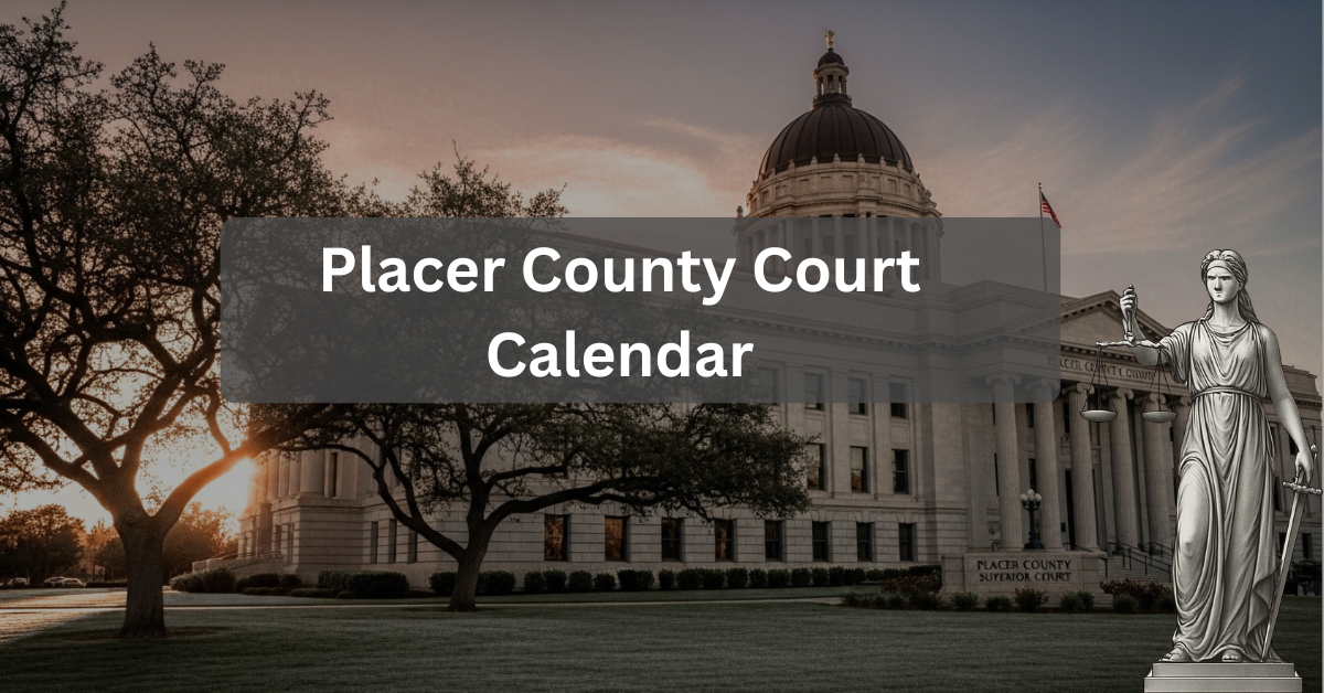 Placer County Court Calendar